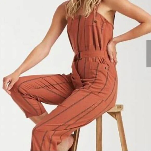 Billabong Light The Night Jumpsuit- Size Medium - Picture 3 of 15